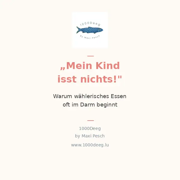 „Mein Kind isst nichts!" — Warum wählerisches Essen oft im Darm beginnt